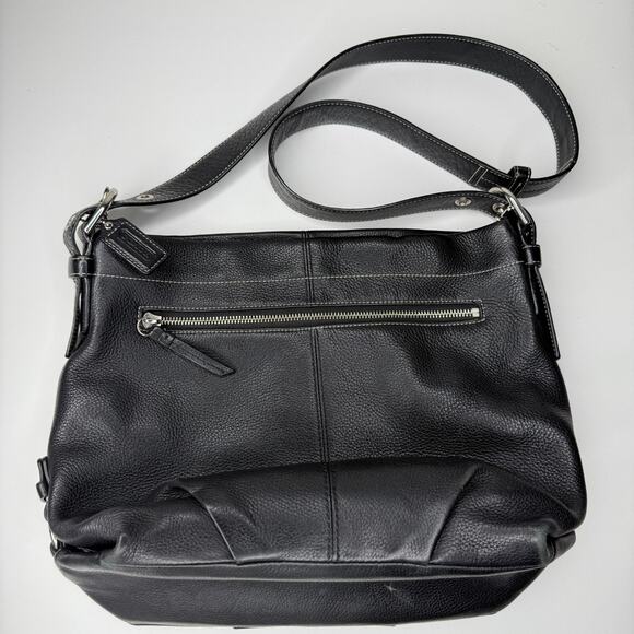 Coach 15064‎ Soho Black Pebbled Leather Convertible Crossbody Bag - Picture 1 of 15